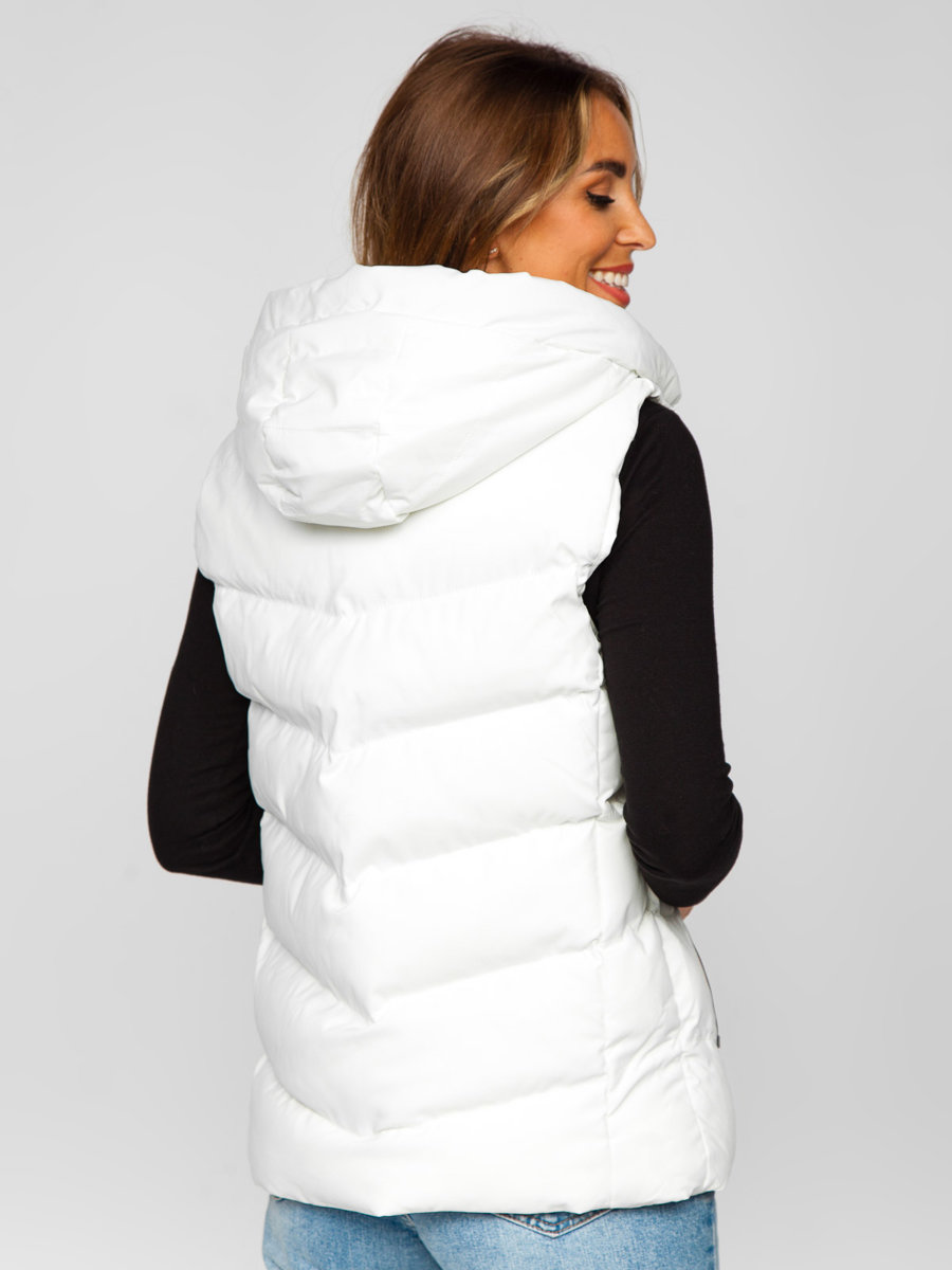 eng_pl_Womens-Longline-Quilted-Gilet-with-Hood-White-Bolf-7051-89334_3